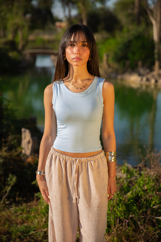 10-BABY BLUE TANK TOP