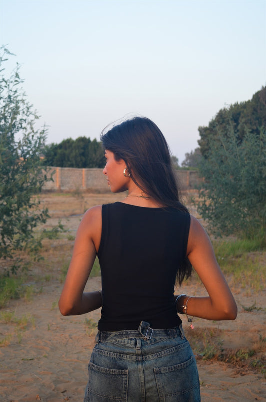 2-BLACK TANK TOP