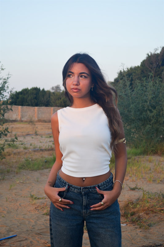 1-WHITE TANK TOP